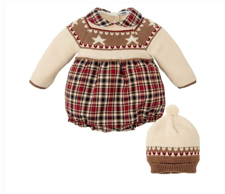 Babidu Two piece Romper Set with Hat